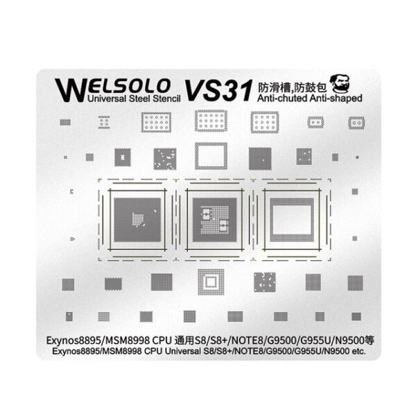 MECHANIC   VS-31  IC BALL PLATE   STEEL STENCILL