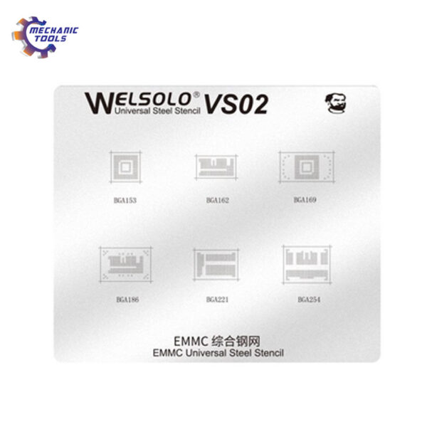 MECHANIC   VS-02  IC BALL PLATE   STEEL STENCILL