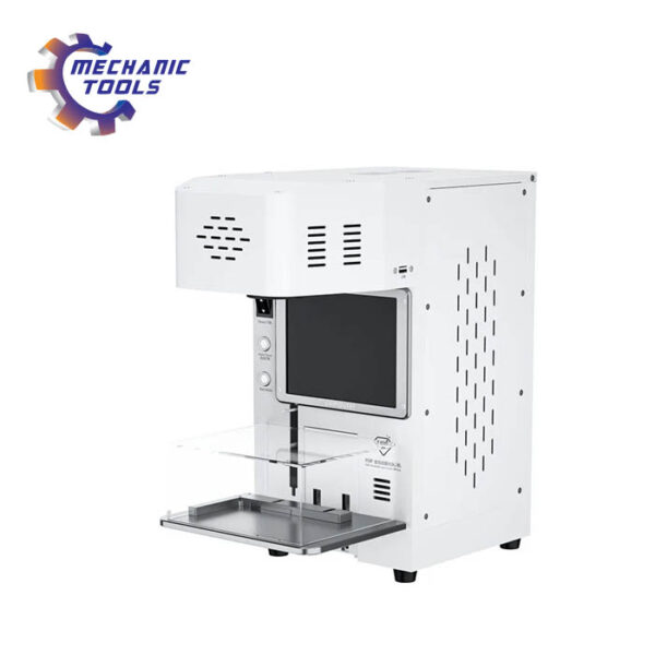 TBK-958F Phone Doctor Mini 20W Laser Machine for iphone 8 to13promax Back Glass Remove Built-in Smoke Exhaust Device for Mobile Repairing