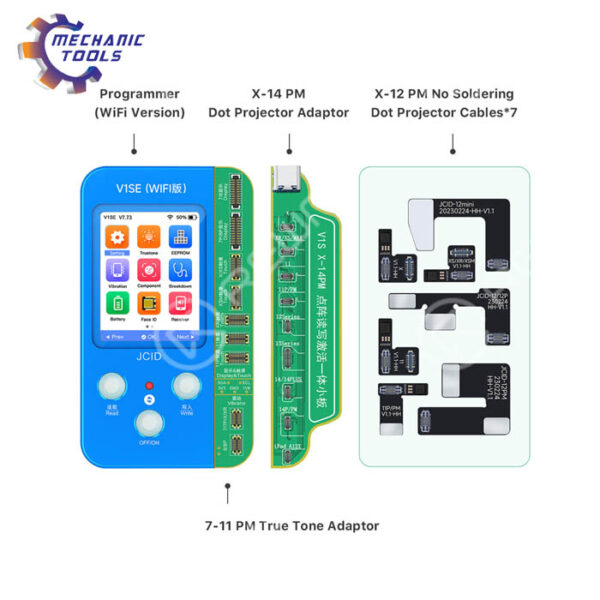 JC V1SE WIFI Repair Programmer Pack for iPhone Battery/Dot Projector/True Tone
